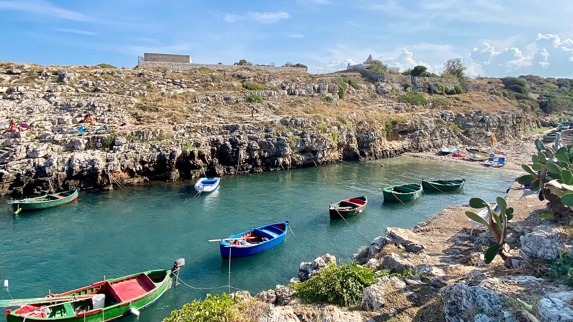 Cala Portalga a Polignano